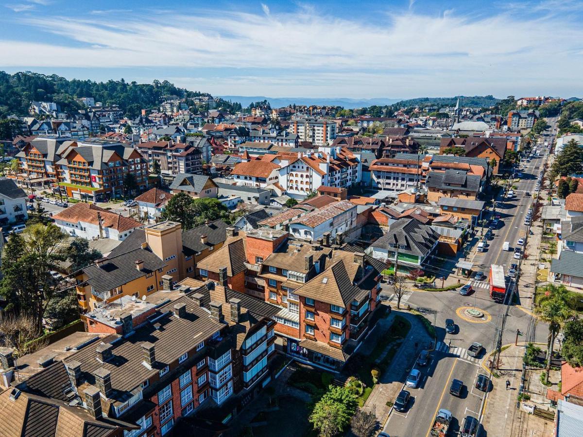 400 Metros, Rua Coberta Centro - Villa Di Pietro 305 Gramado Exterior foto